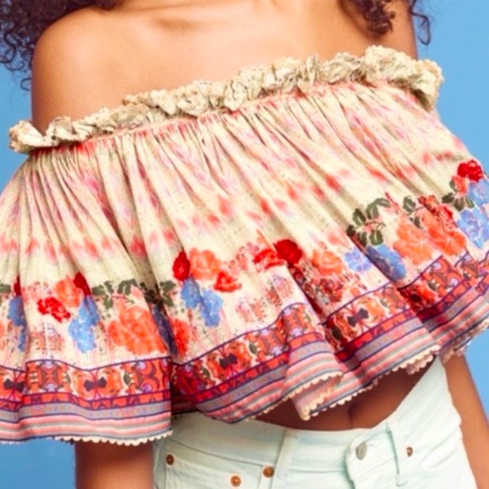 Anthropologie Bhanuni Off the Shoulder Top